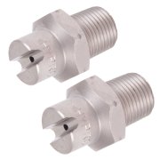 2 x 1/8" 15&deg; Fan 035 size - 275 Bar / 3990 Psi Nozzles, Stainless Steel