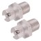 2 x 1/8" 15&deg; Fan 035 size - 275 Bar / 3990 Psi Nozzles, Stainless Steel