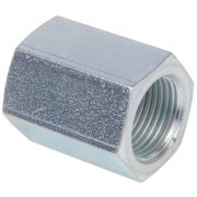 3/8" BSP Female to 3/8" BSP  Female Plated Steel Barrel Nipple / Adaptor
