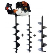Lumag EB520G Petrol One Man Post Hole Borer / Auger Set