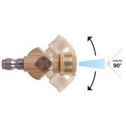 Pivot Coupler for 1/4" Quick Release Connectors for Pressure Washers