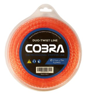 Cobra 2.7mm x 72m Duo-Twist Professional Strimmer Line