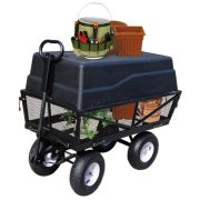 Cobra GCT300MP 300kg Tipping Garden Trolley Cart with Drop Down Sides