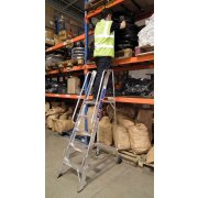 Lyte Industrial WS5 Warehouse Ladder - Side Rails - 5 Treads / Steps