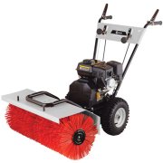 Lumag KM800 800mm Professional 3-in-1 Petrol Road Brush - Includes Plow and Collection Box