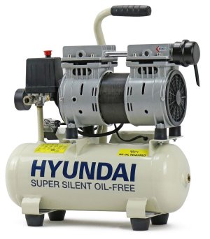 Hyundai HY5508 4CFM, 550w, 0.75HP, 8 Litre Oil Free Direct Drive Silenced Air Compressor
