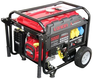 Loncin LC5000D-AS 4kW / 5Kva Open Frame 110V & 230V Generator