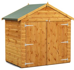 6x4 Power Apex Bike Utility Shed