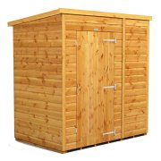 Power 6x4 Pent Garden Shed - No Windows / Windowless