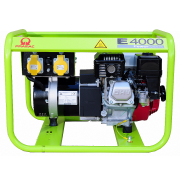 Pramac E4000 3.1kW / 3.4kVA Honda GX200 Recoil Start Petrol Generator 230v / 115V