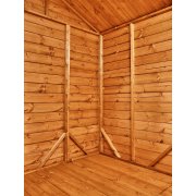Power 16x6 Apex Secure Garden Shed - Double Door