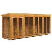 Power 16x4 Pent Summer House