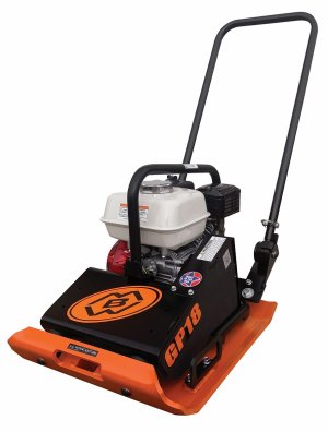 MBW GP18 18" Honda GX120QX Powered Plate Compactor