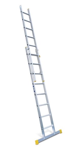 Lyte NELT225  Professional Trade 2 Section Extension Ladder 2&times;8 Rung