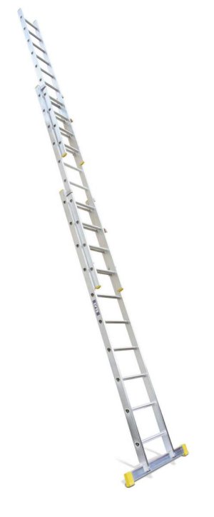 Lyte NGLT330 General Trade 3 Section Extension Ladder 3&times;10 Rung