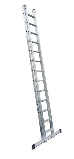 Lyte NGB235 Industrial 2 Section Extension Ladder 2&times;13 Rung