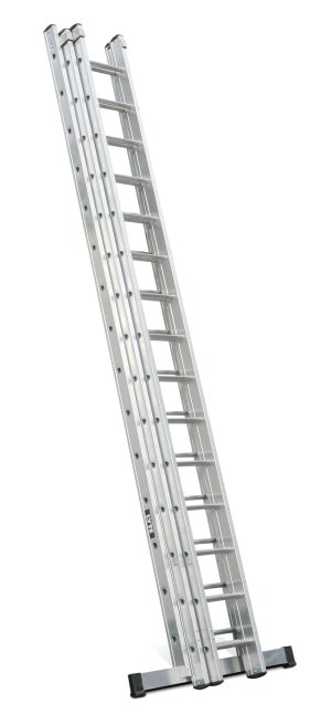 LytePro+ NGB340   Industrial 3 Section Extension Ladder 3&times;15 Rung
