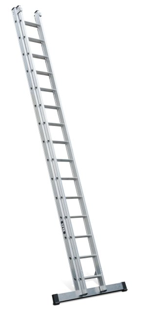 Lyte NGD240 Industrial EN131-2 Professional 2 Section Extension Ladder 2&times;15