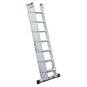 Lyte NGT320 Industrial EN131-2 Professional 3 Section Extension Ladder 3&times;7 Rung