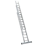 Lyte NGT330 Industrial EN131-2 Professional 3 Section Extension Ladder 3&times;11 Rung