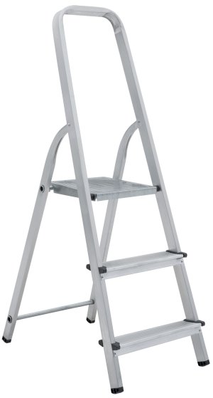 Lyte NENPL4 Aluminium Platform Stepladder with 4 Treads EN131-2