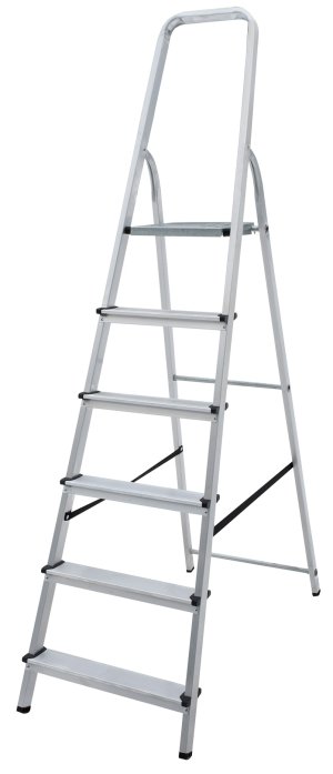Lyte NENPL6 Professional Aluminium Platform Stepladder with 6 Treads EN131-2