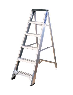 Lyte NBSBB6 Professional Swingback Step With Tool Tray 6 Tread EN131-2