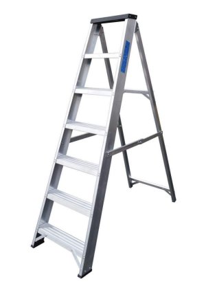 Lyte NBSBB7 Professional Swingback Step With Tool Tray 7 Tread EN131-2