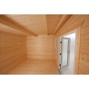 18x14 Power Apex Log Cabin | Scandinavian Timber