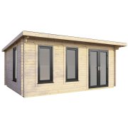 18x10 Power Pent Log Cabin | Scandinavian Timber