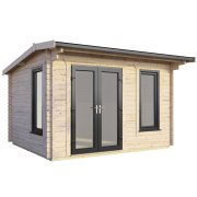 12x8 Power Apex Log Cabin | Scandinavian Timber