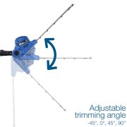 Hyundai HYPHT550 550W 450mm Long Reach Corded Electric Pole Hedge Trimmer / Pruner