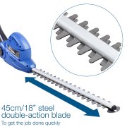 Hyundai HYPHT550 550W 450mm Long Reach Corded Electric Pole Hedge Trimmer / Pruner