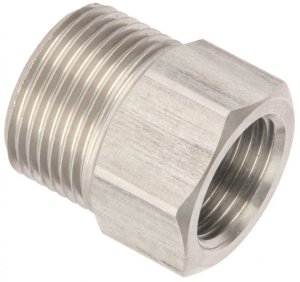 M22 Male to 3/8" BSP Female 500 Bar / 7250 Psi - Stainless Steel Coupler