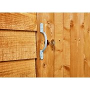 Power 18x6 Pent Garden Shed Overlap - Windowless Single Door