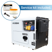 Hyundai DHY6000SE-LT800 5.2kW / 6kVA "Silent" Diesel Generator