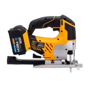JCB 18JS-5 KIT 18V Cordless Jigsaw, 2x 5.0Ah Batteries and Fast charger in Hard Case