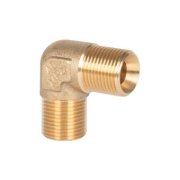 90&deg; Elbow fitting, 3/8 BSP Male to  3/8" BSP Male