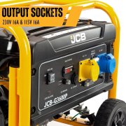 JCB G3600P 224cc 3.6kW / 4.5kVA Single-Phase Petrol Generator