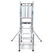 LytePod LP15 Podium Steps with Side Rails - up to 1.475m Platform Height