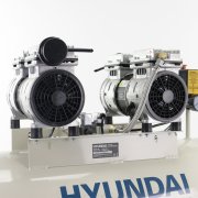 Hyundai HY275100 1500w 2HP 100 Litre Oil Free Silenced Electric Air Compressor -10.6 CFM