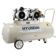 Hyundai HY275100 1500w 2HP 100 Litre Oil Free Silenced Electric Air Compressor -10.6 CFM