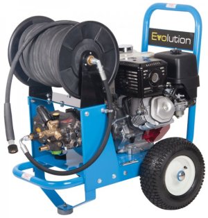 Evolution 2 E2T21200PHR-HR Honda GX390 Engined 200 Bar / 2900 Psi Pressure Washer + 40m Hose Reel