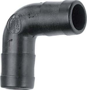 Polypropylene 90&deg; Hose Barb Elbow