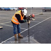 Easy Post Driver Honda GX35 Powered - Spirafix Machine