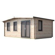 12x18 Power Chalet Log Cabin | Scandinavian Timber