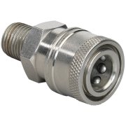 BE 1/4" Female QR to 1/4" Male BSP 250 Bar / 3625 Psi - Stainless Steel Coupler