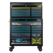 Aston Martin Aramco Formula One&reg; Team x JCB Roller Cabinet and Top Tool Chest Stack