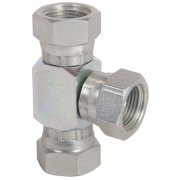 Swivel Tee - 3x 3/8" BSP Female - hose splitter