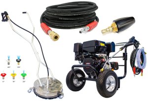 Kiam KM3700P Pressure Washer & Surface Pro - Driveway Cleaning Package / Kit